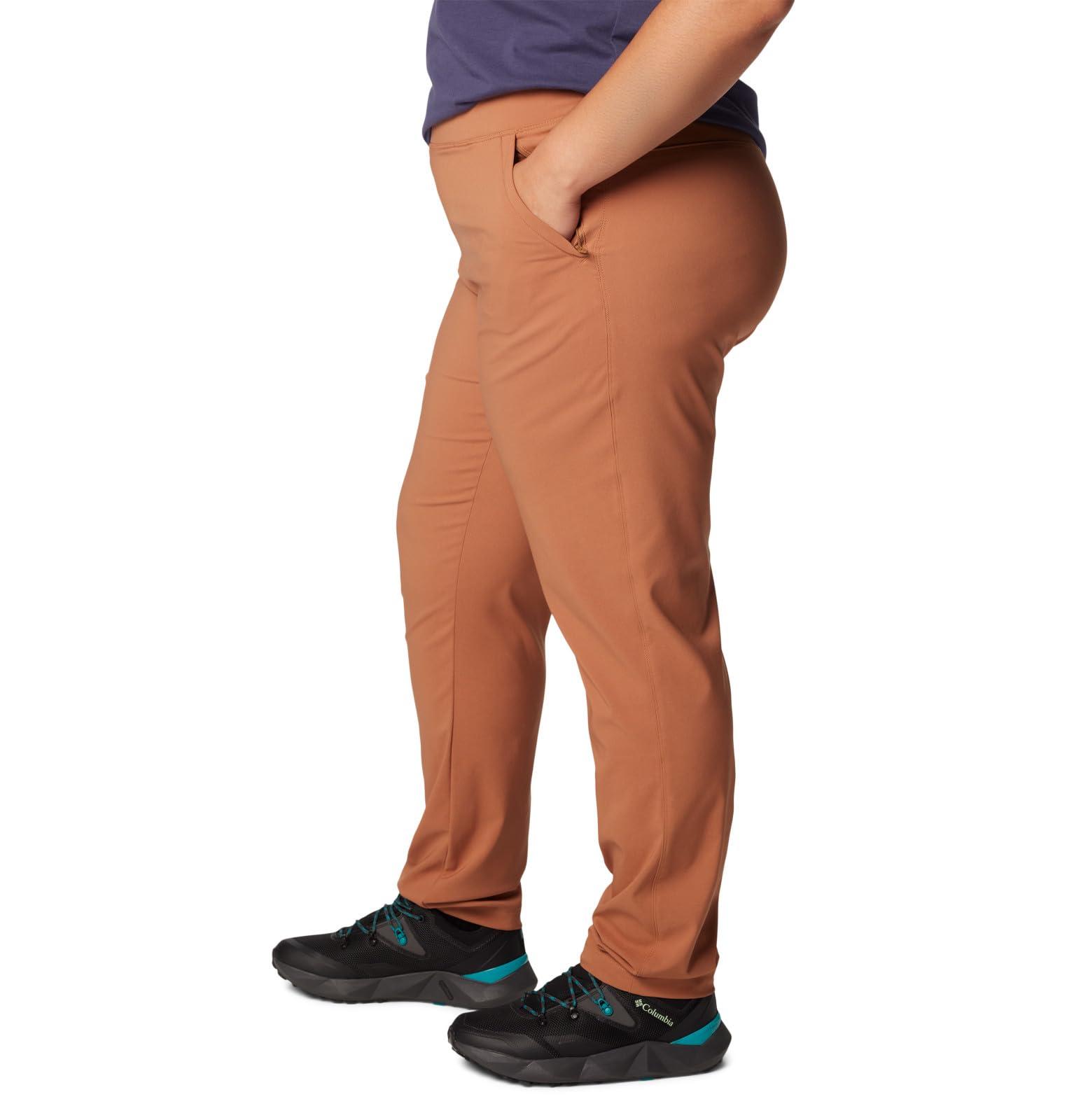 Columbia Columbia Women's Anytime Slim Pull-On Pant II, Camel Brown, X-Small