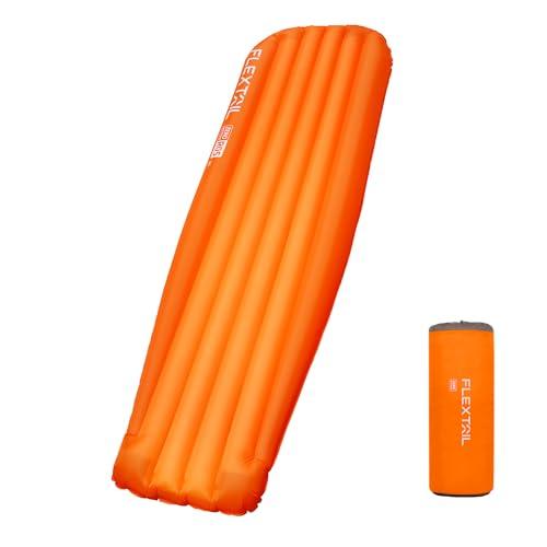FLEXTAILGEAR FLEXTAILGEAR Inflatable Sleeping Pad with 6R Value Ultralight 2.8 Inch Camping Mattress, 4 Seasons Compact Backpacking Gear Essentials for Camping, Traveling, Hiking and Tent