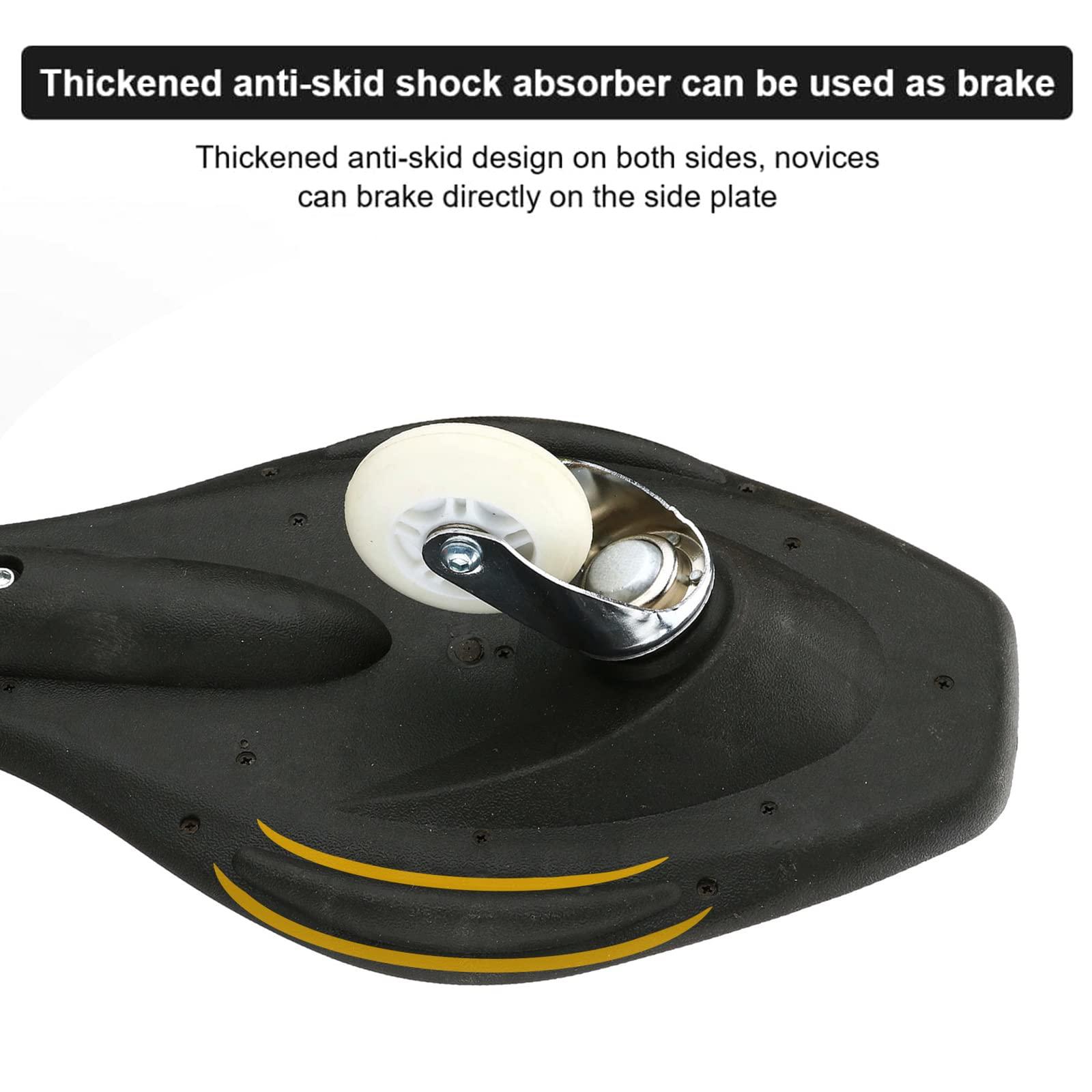 YEYGRIEM YEYGRIEM Rip Stick Skateboard, Compact and Lightweight Ripstick Deluxe Junior Caster Board with Illuminating Wheels and 360 Degree Casters for More Excitement and Fun for Adults, 29.1\"*7.4\" (Blue)