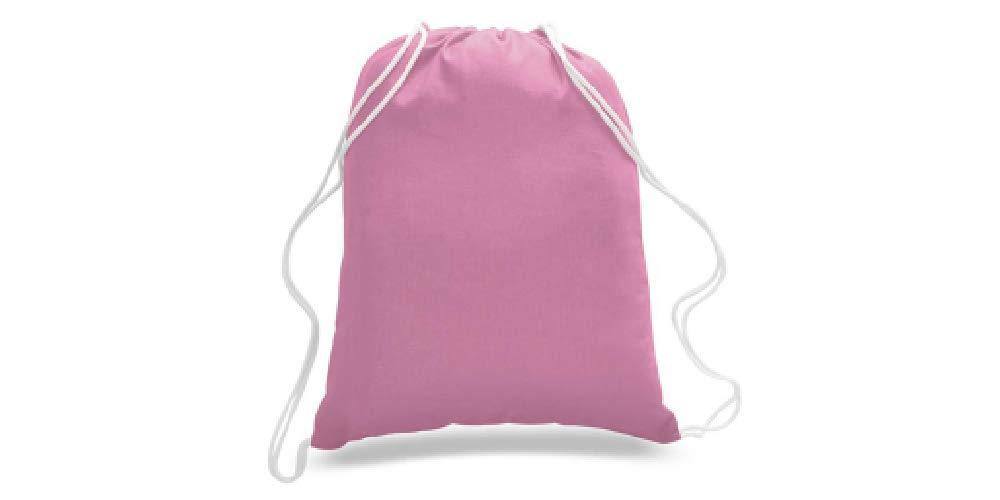Q-Tees of California Custom Printed Drawstring Bag from CustomShirtStore.com (Azalea)
