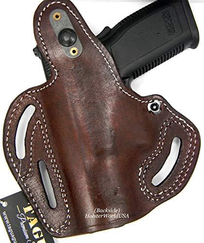 HOLSTERMART USA HOLSTERMART USA by TAGUA Premium Deluxe Right Hand OWB Thumb Break Belt Holster for Springfield Armory XDM 3.8\"