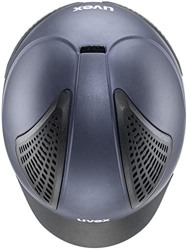 uvex sports uvex exxential II MIPS Horse Riding Helmet for Women & Men, Navy mat, S-M - Adjustable Helmet with Integrated MIPS System