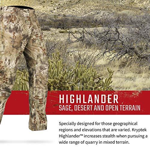 Kryptek Kryptek mens Valhalla Pant, Multi Season Performance Camo Hunting Pants, Highlander, 36W x 32L US
