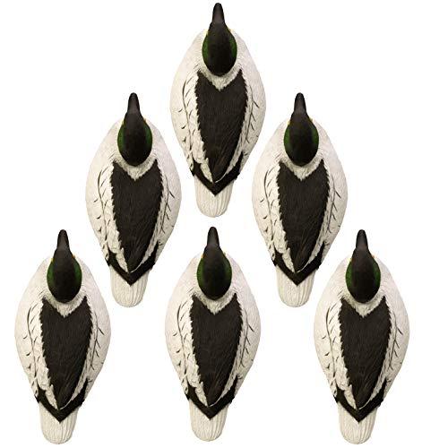 Higdon Outdoors Higdon Outdoors Battleship Goldeneye Duck Decoys, All Drakes, Foam-Filled