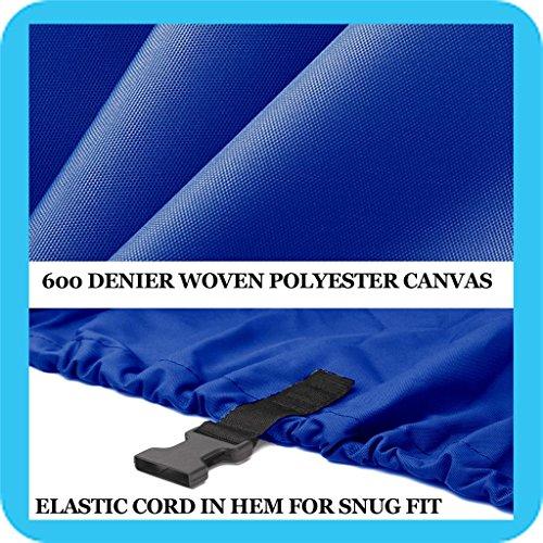 SBU Blue Boat Cover Compatible for Stratos 1760 DV 2013, Travel Storage Mooring