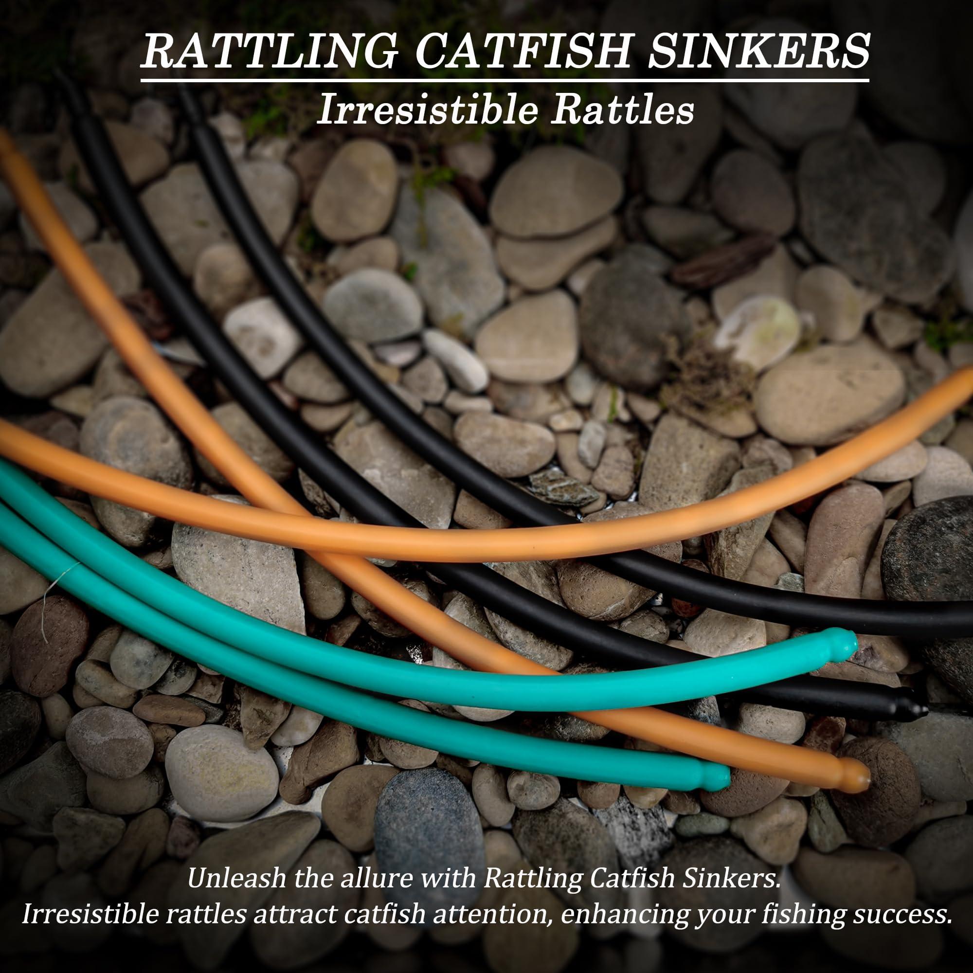 VMSIXVM VMSIXVM Dragging Weights for Catfish, Drag Weight Catfishing No Snag Sinker Dragging Drift Weight for Bottom Bouncing, Trolling, Drifting, Snagless Catfish Sinker Weight, Catfishing Tackle and Gear