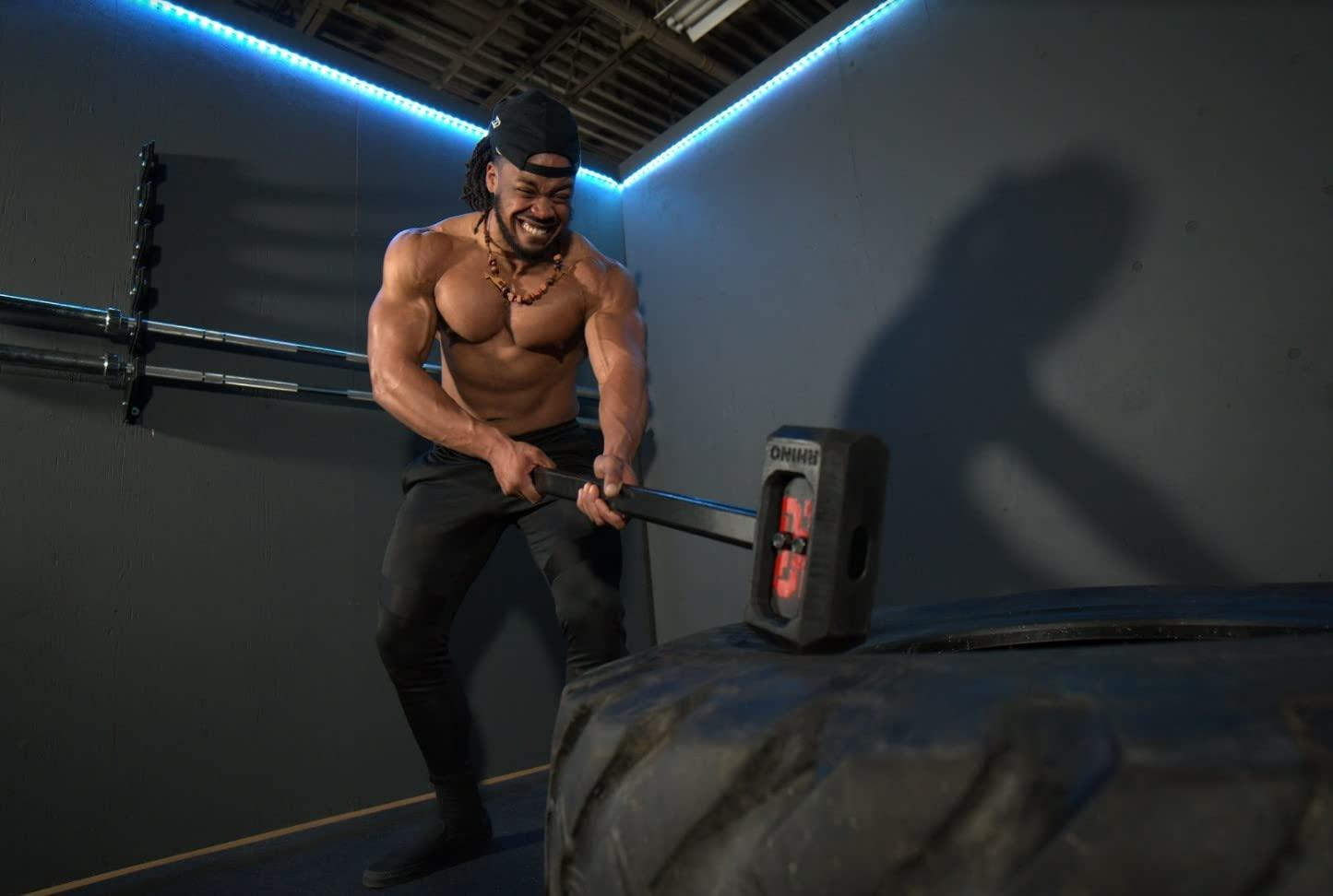 TRIBE WOD Tribe WOD | Interchangeable Weight Plates for Tribe WOD\'s Odin Sledgehammer - Weight Plates for Workout Steel Mace - Hammer not Included (Adds up to 35 LB)