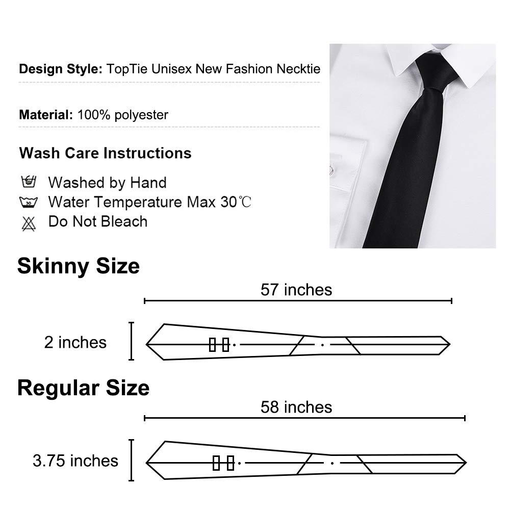 TopTie TopTie Unisex Necktie Printed Checkerboard Skinny Tie