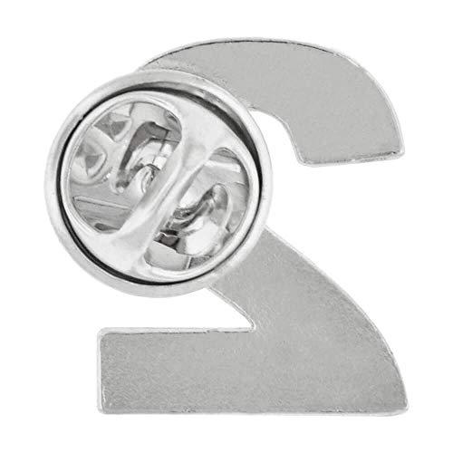 PinMart PinMarts Number Two 2 Lapel Pin Anniversary Birthday Number Jewelry
