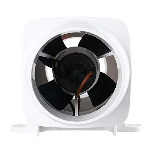 YaeMarine YaeMarine 3 Inch 12V in-Line Blower Electric in-Line Marine Bilge Air Blower 130 CFM White for Boat Marine