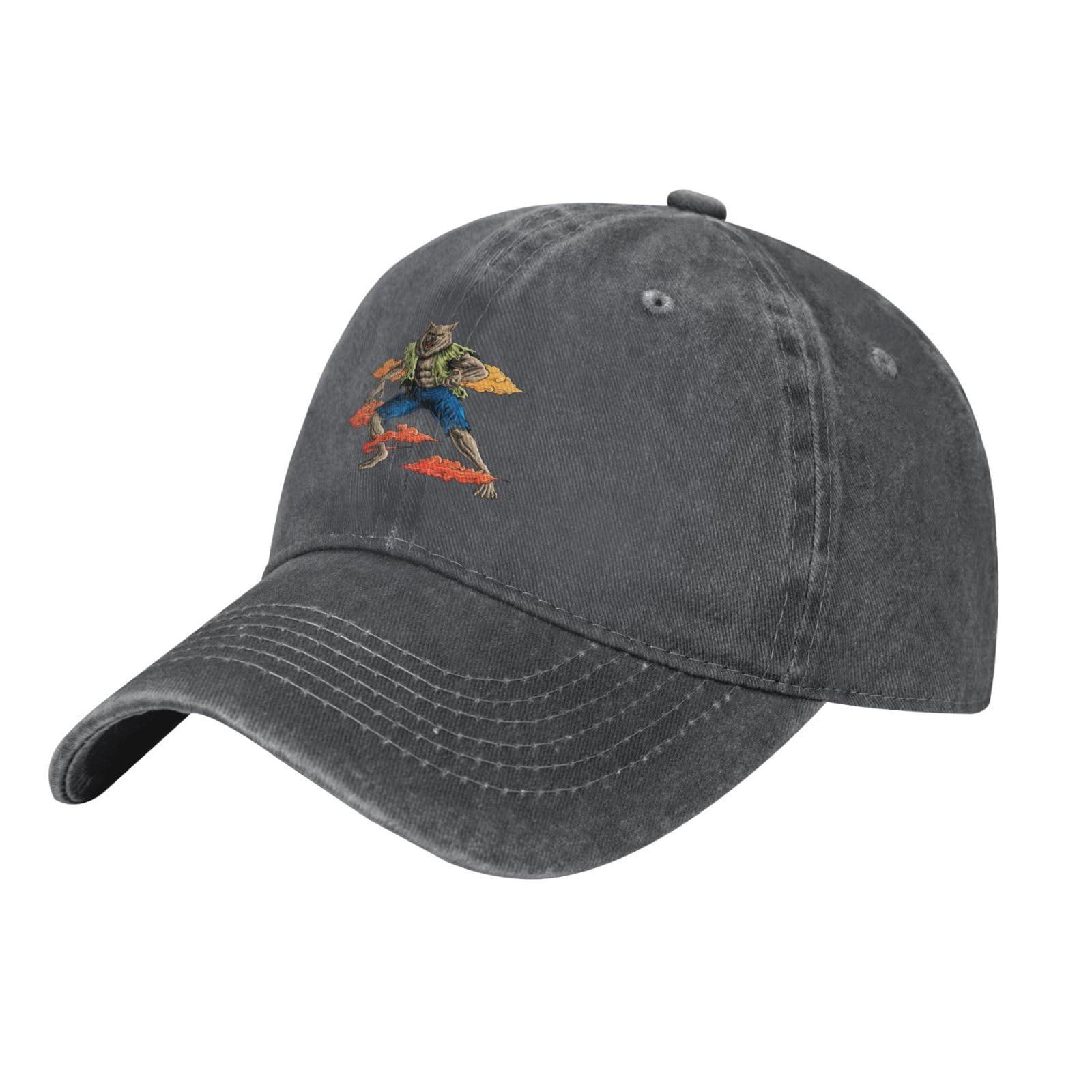 KOSPOGO The Dominant Werewolf Baseball Cap Women Men Hat Vintage Trucker Sun Hat Dad Cowboy Hats Deep Heather