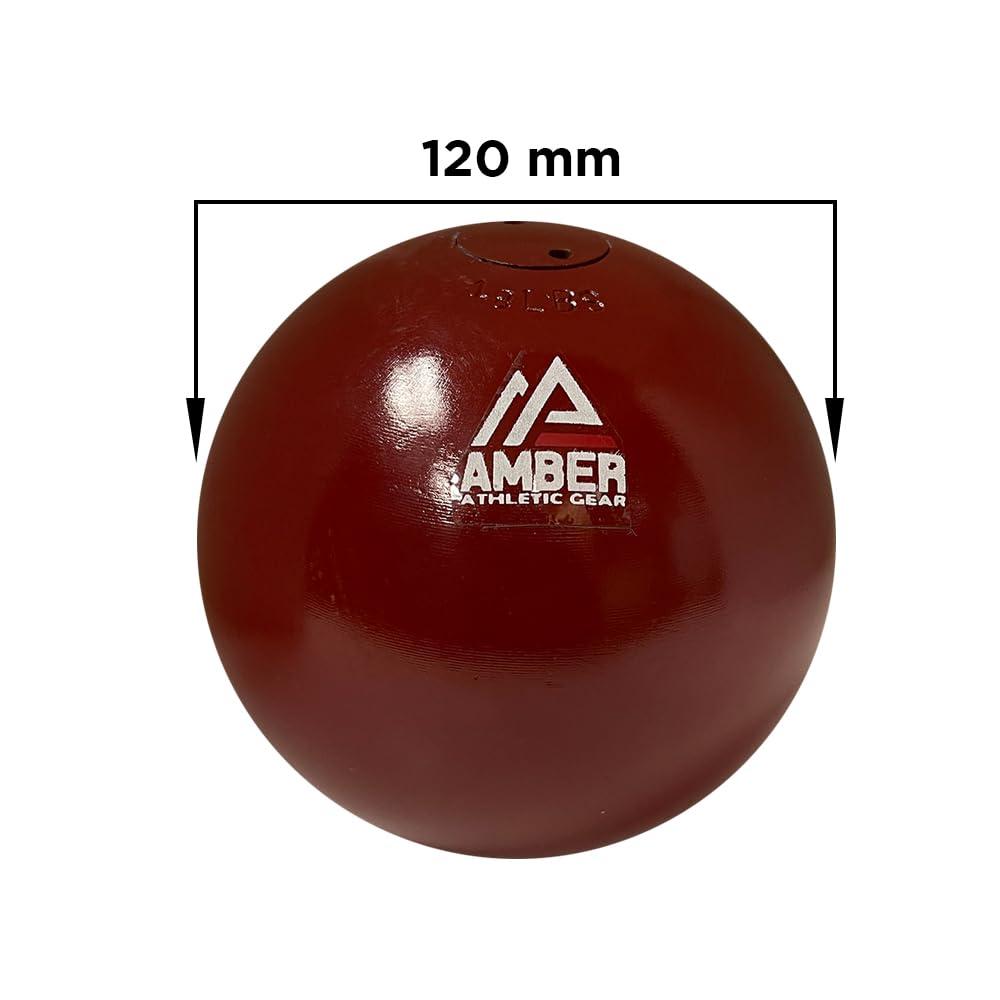 Amber Fight Gear Amber Fight Gear Precision Performance 9.07kg/20lb Iron Shot Put Versatile Training and Competition Excellence with Sturdy Cast Iron Build and Durable Polyurethane Coating Brown