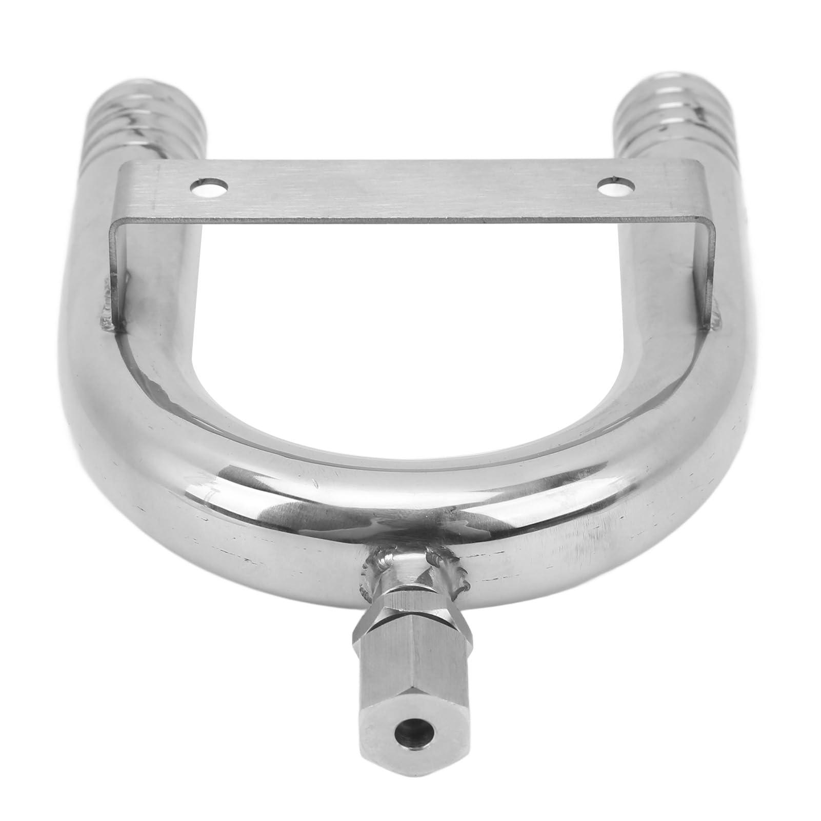 NDNCZDHC NDNCZDHC 25mm Anti Siphon Vented Loop 316 Stainless Steel Vent Loop Valve for Marine RV Yacht Toilet