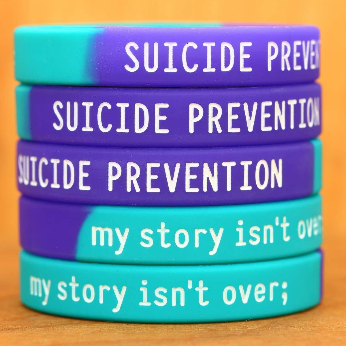 SayitBands SayitBands Fifteen (15) Suicide Prevention Wristband Bracelets