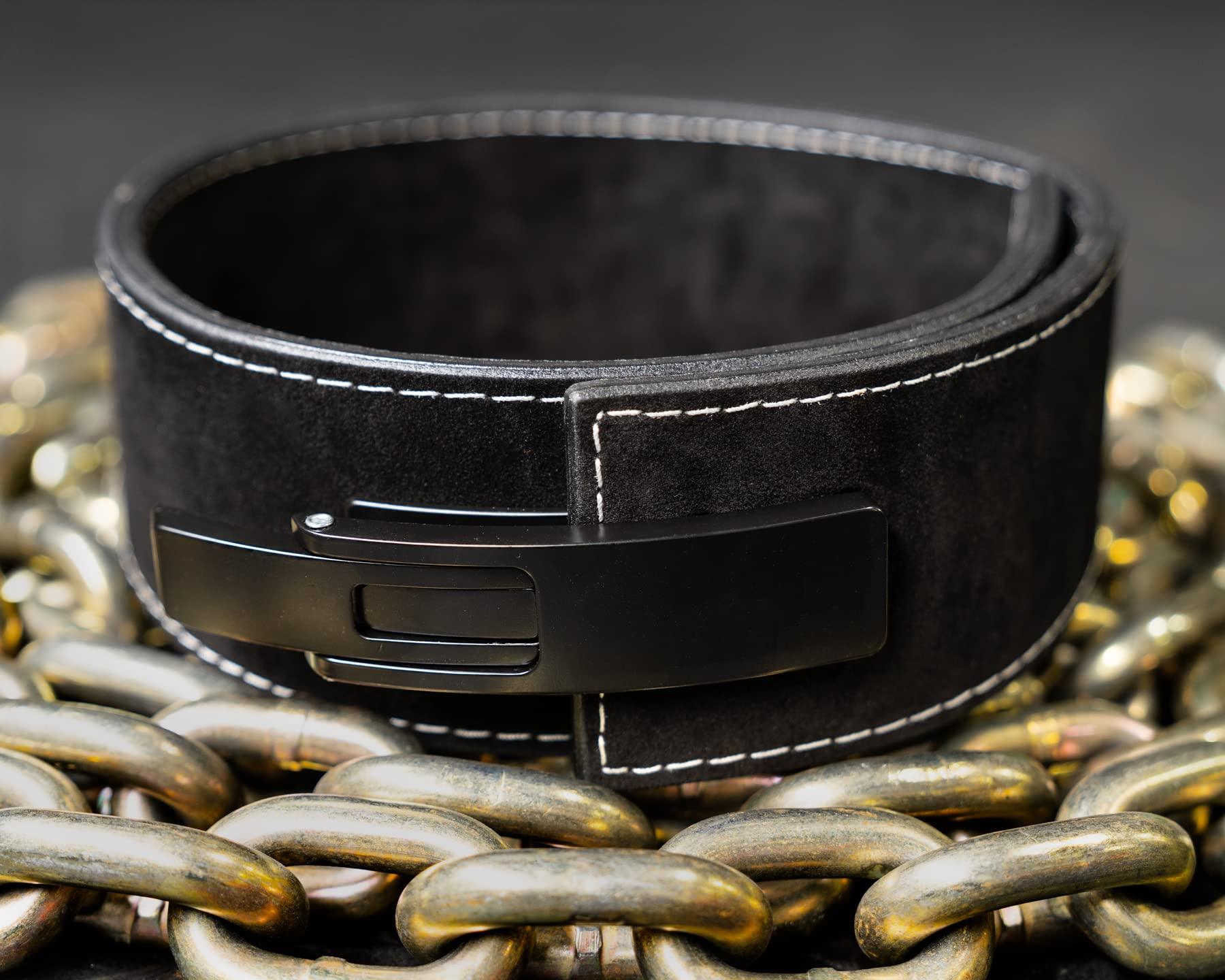 LiftingLarge LiftingLarge Pioneer Leather Powerlifting Lever Belt 10mm (2XL)