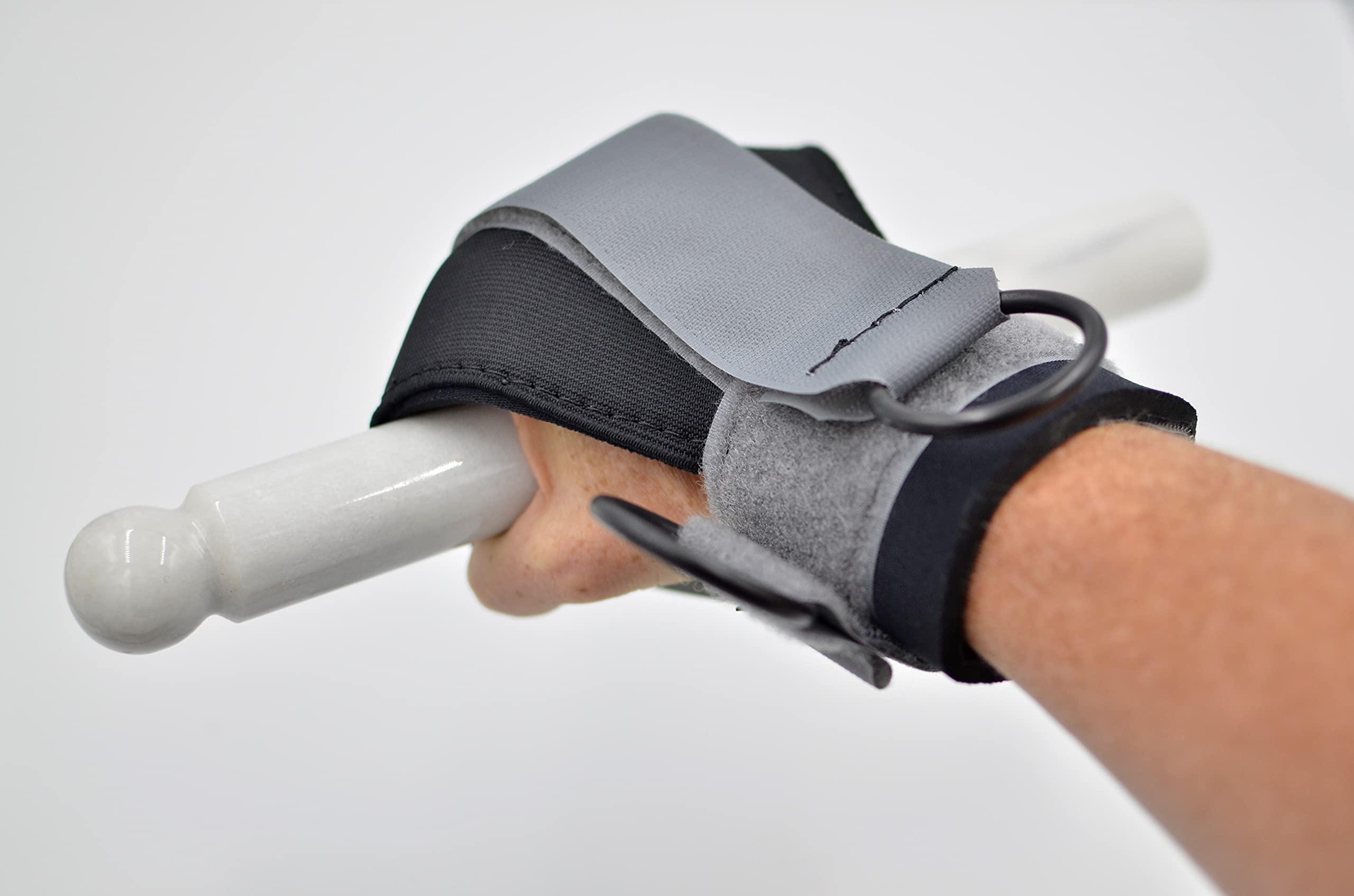 MUTE Grip Aid Workout Multi Purpose Adaptive Grasping Cuffs One Pair (Left and Right Gloves). Workouts, gardening, daily tasks. Those with little to no grip such as quadriplegic or arthritis