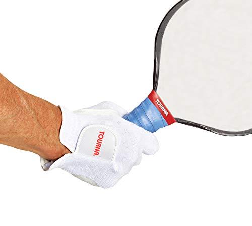 Tourna Tourna Tennis Glove-Mens Full, Finger-X-Large-Right, White (TGF-M-XL-R)