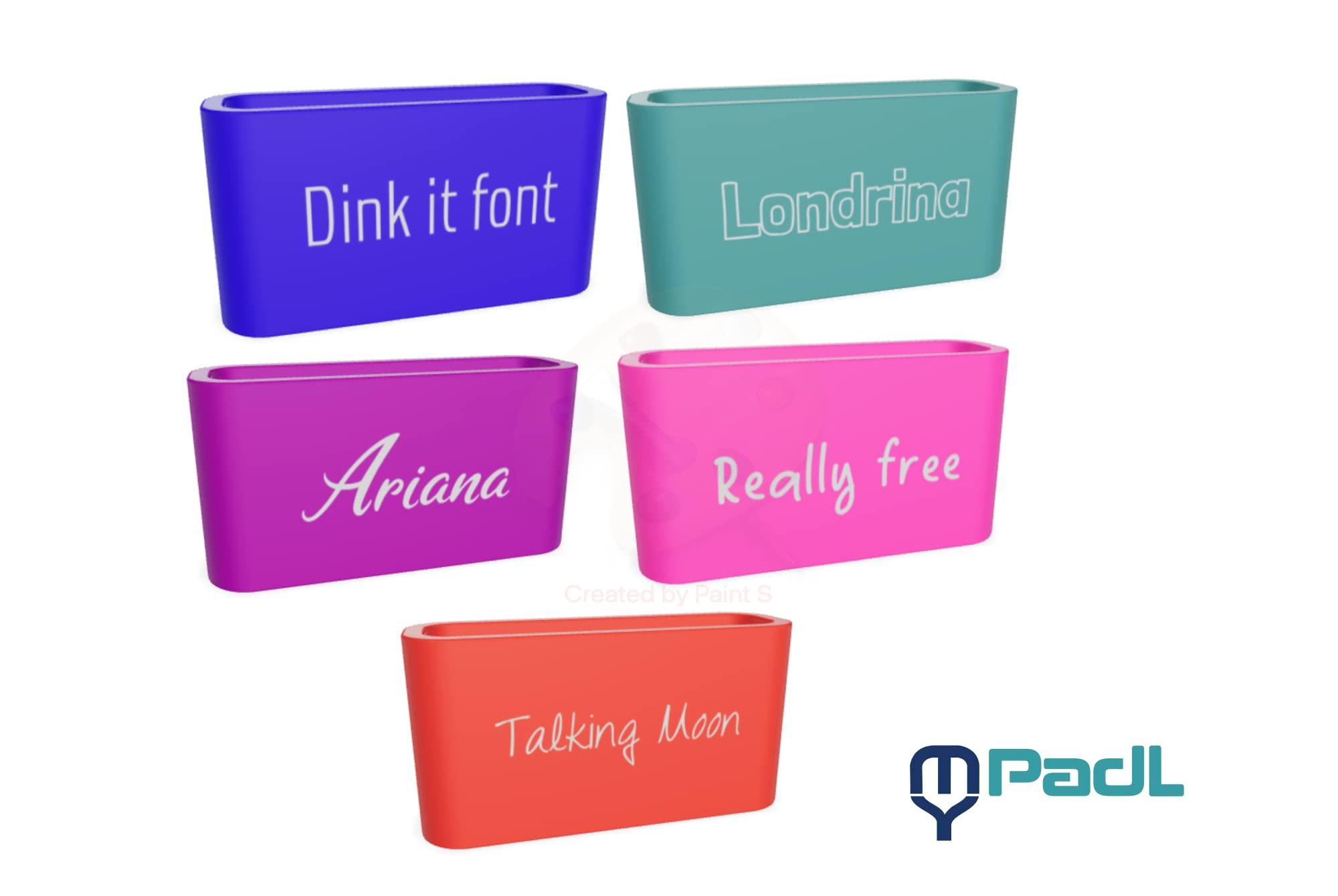 MYPadL MYPadL Pickleball Paddle Personalizable Bands (Red)