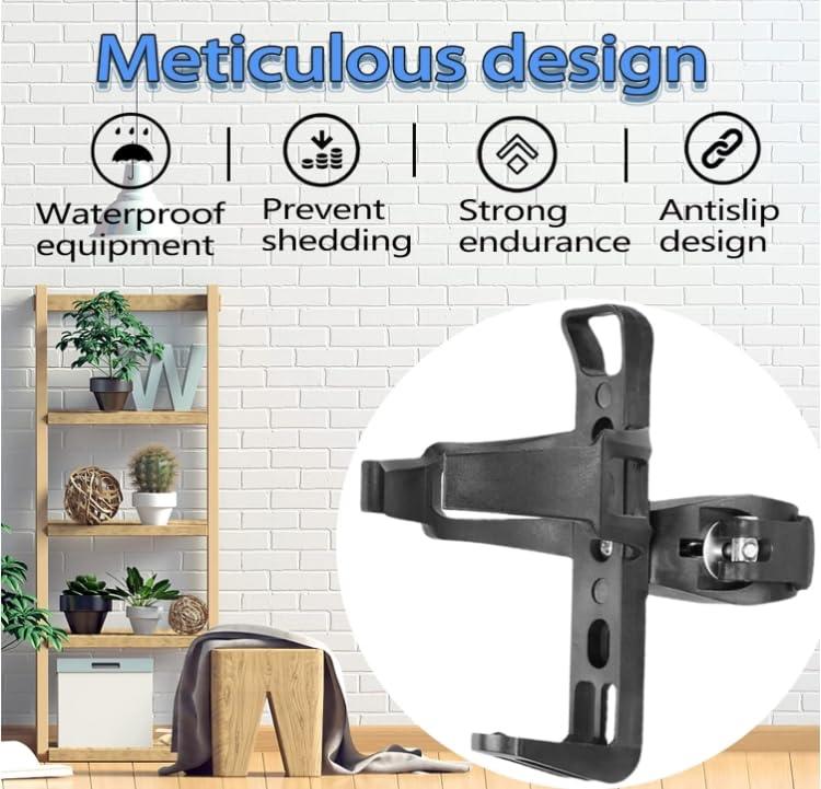 GYL GYL Bike Water Bottle Holders, 360 Degrees Rotation Water Bottle Holder for Bike Trolleys, Walkers and Bikes, Anti-Slip Fast Dismounting Accessories Cup Drink Holder Red 1 Pcs