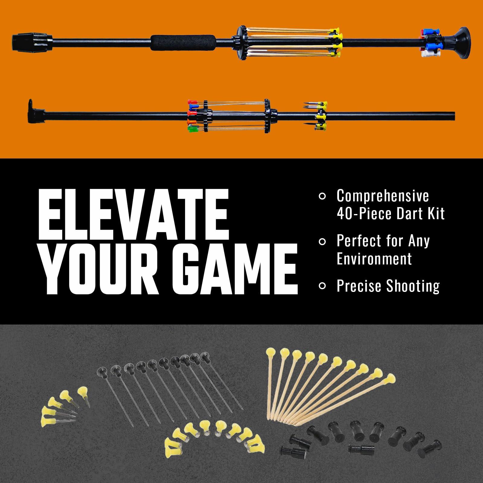 Black Rhino Blowguns Black Rhino Blowguns 40 Caliber Blowguns Comes in 18,24 and 48 inch Lengths. Multiple Real Camo Colors, Blowgun Includes a Dart kit (Winter White, 48 inch)