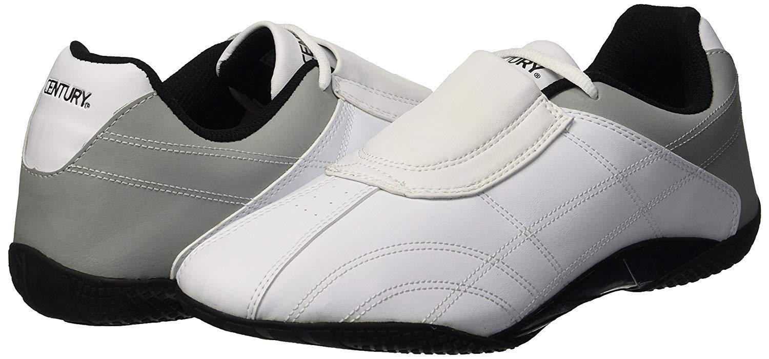 Century Century Lightfoot Martial Arts Shoes, White, Size 2.5