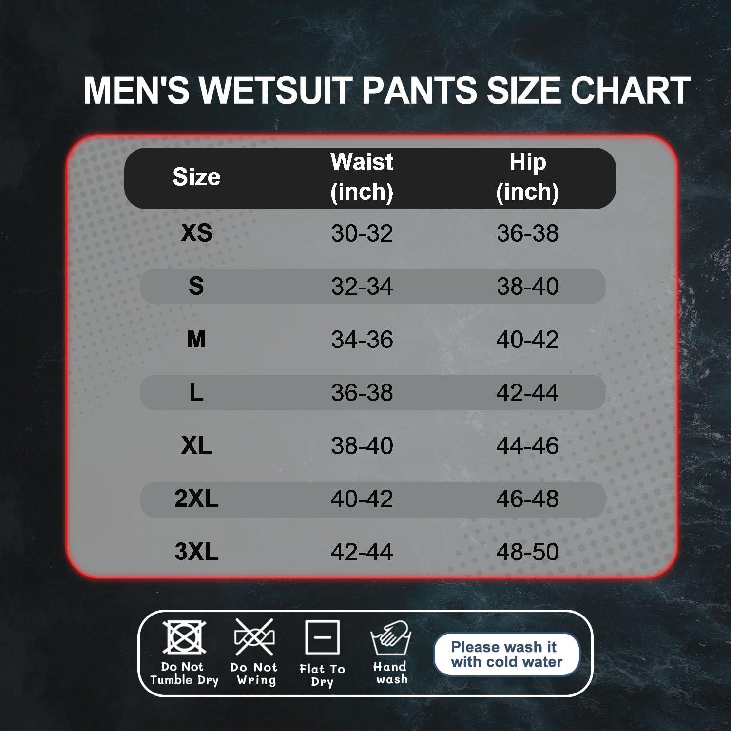 GoldFin GoldFin Mens Wetsuit Tops and Pants, 2mm Wet Suits Neoprene Jacket and Pants for Men Keep Warm for Water Sports Swimming Snorkeling Scuba Kayaking Diving Surfing (Blue, Small)