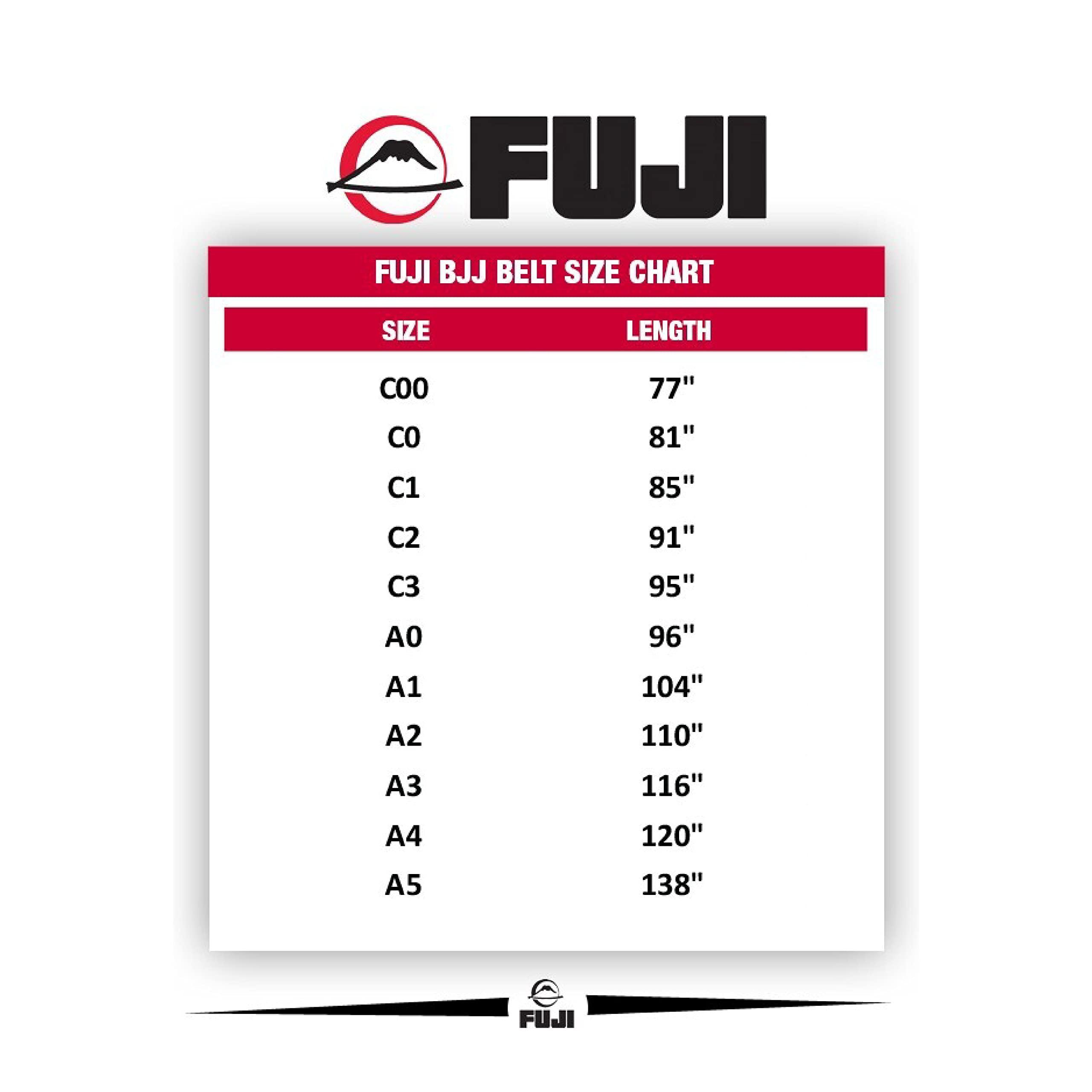 FUJI FUJI Premium Pearl Weave BJJ Belt, Jiu Jitsu Black Belt, A3