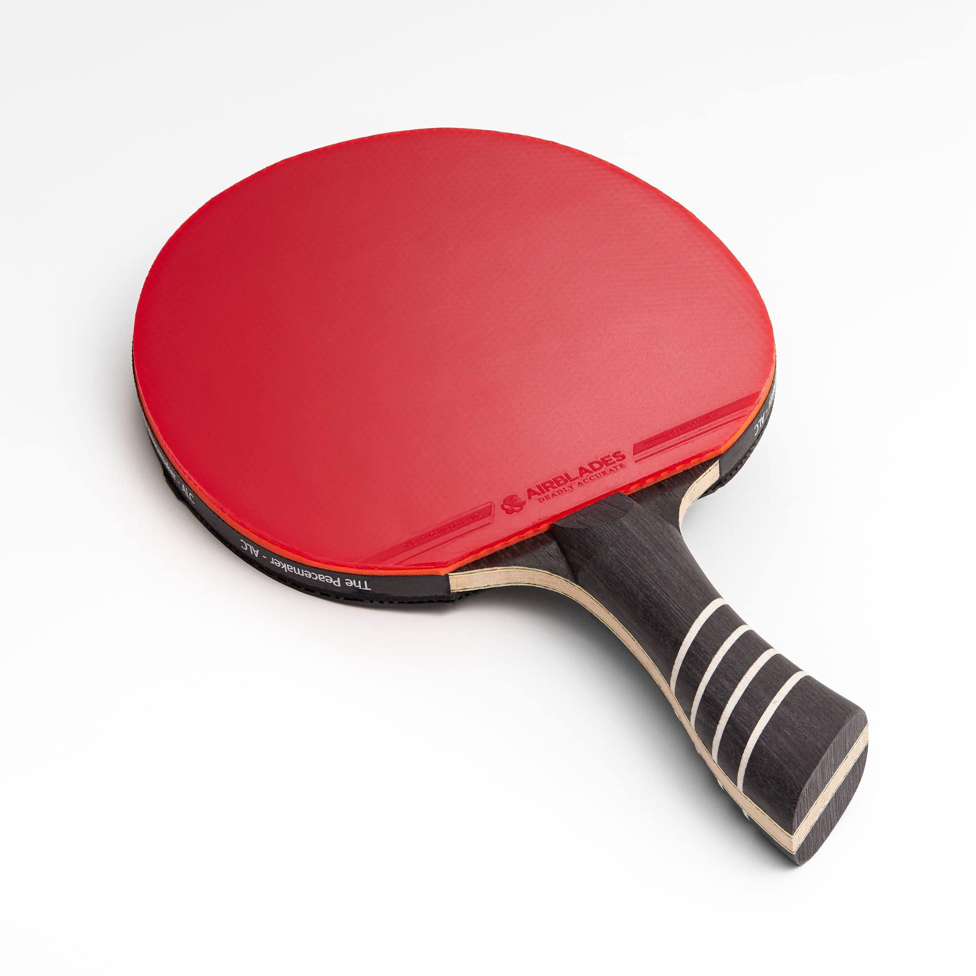 AirBlades AirBlades The Peace Maker ALC - Professional Ping Pong Paddle - Carbon Fiber Table Tennis Racket Producing Maximum Spin & Control for All Levels - Hard Carry Case & Ergonomic Handle.