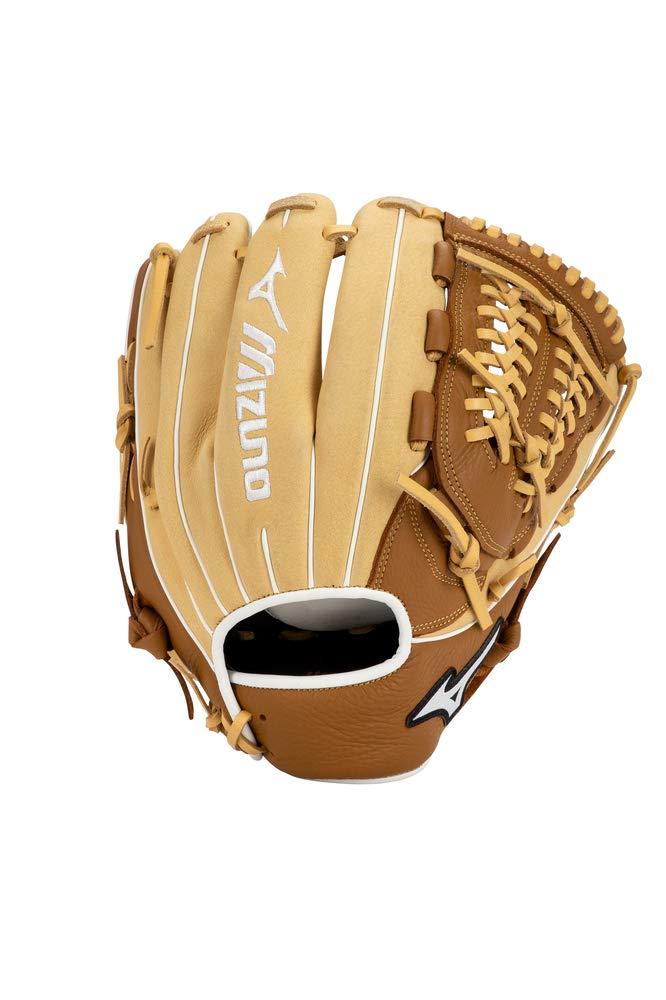 Mizuno Mizuno GFN1200B4 Franchise Series Pitcher/Outfield Baseball Glove 12\", Left Hand Throw, TAN-BROWN