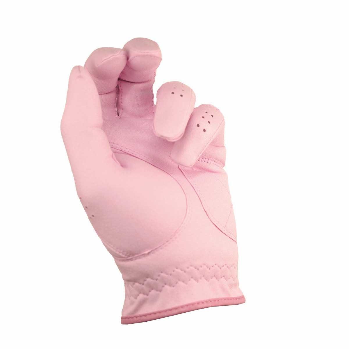 Dongsan Sports Wing Golf Gloves INCONTRO - 7Colours, Microfiber, Slim Fit, All Weather, Washable, Touch Screen Compatibility, and Water Resistent. Left Hand for Men/Women. (Soft Pink, XX-Small (18))
