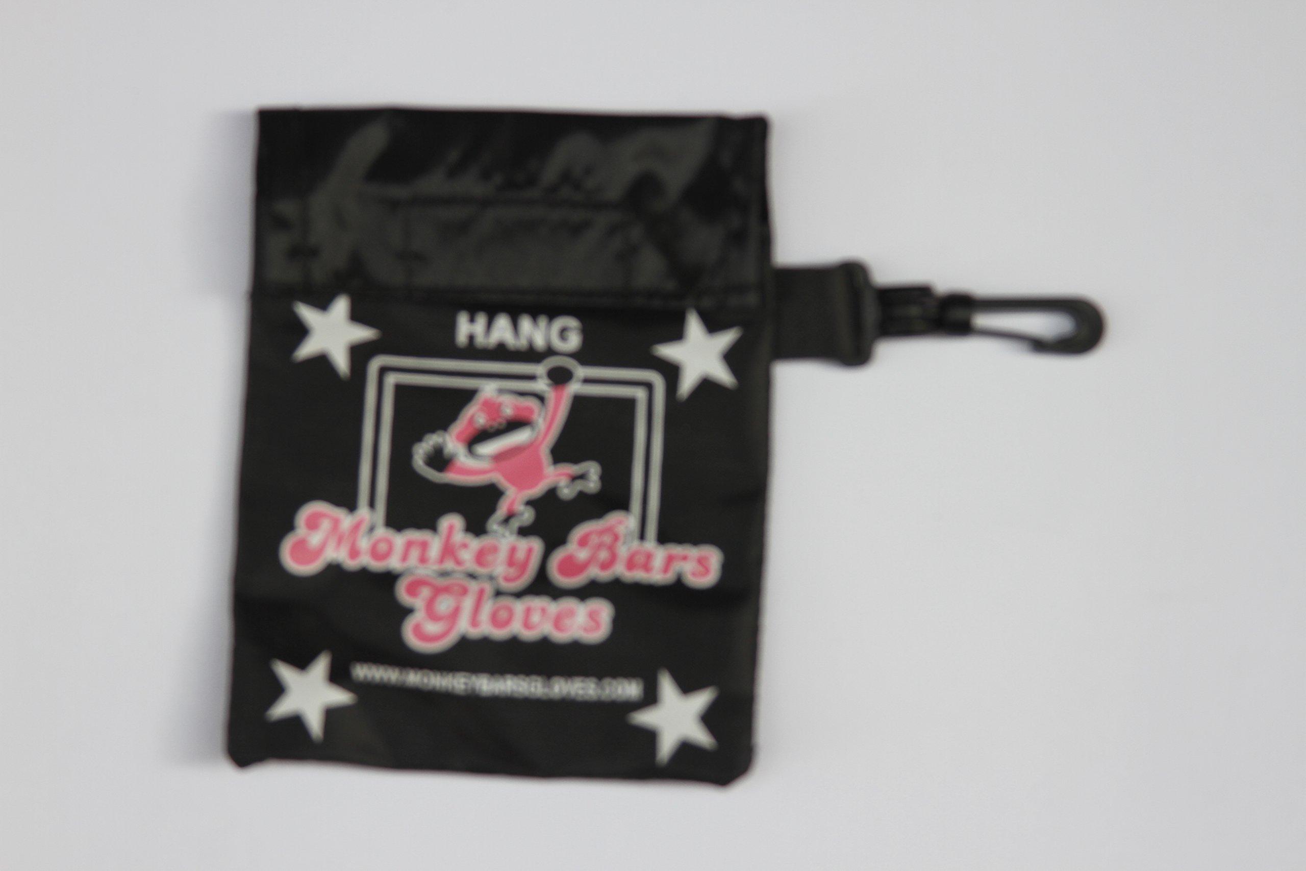 HANG Monkey Bar Gloves with Grip Control (Children 7 and 8 Years Old) Climbing Fingerless Pink Gloves