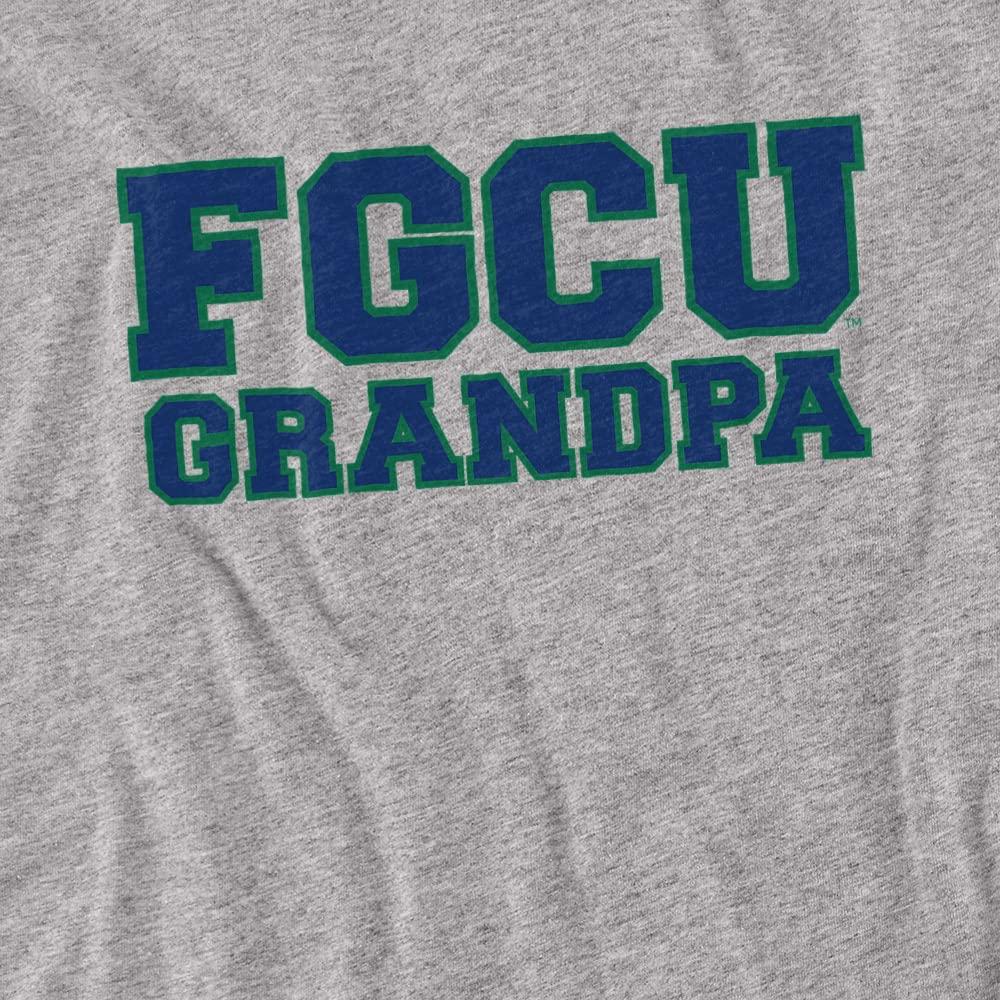 LOGOVISION Florida Gulf Coast University Official Grandpa Unisex Adult T Shirt, Athletic Heather, 4X-Large