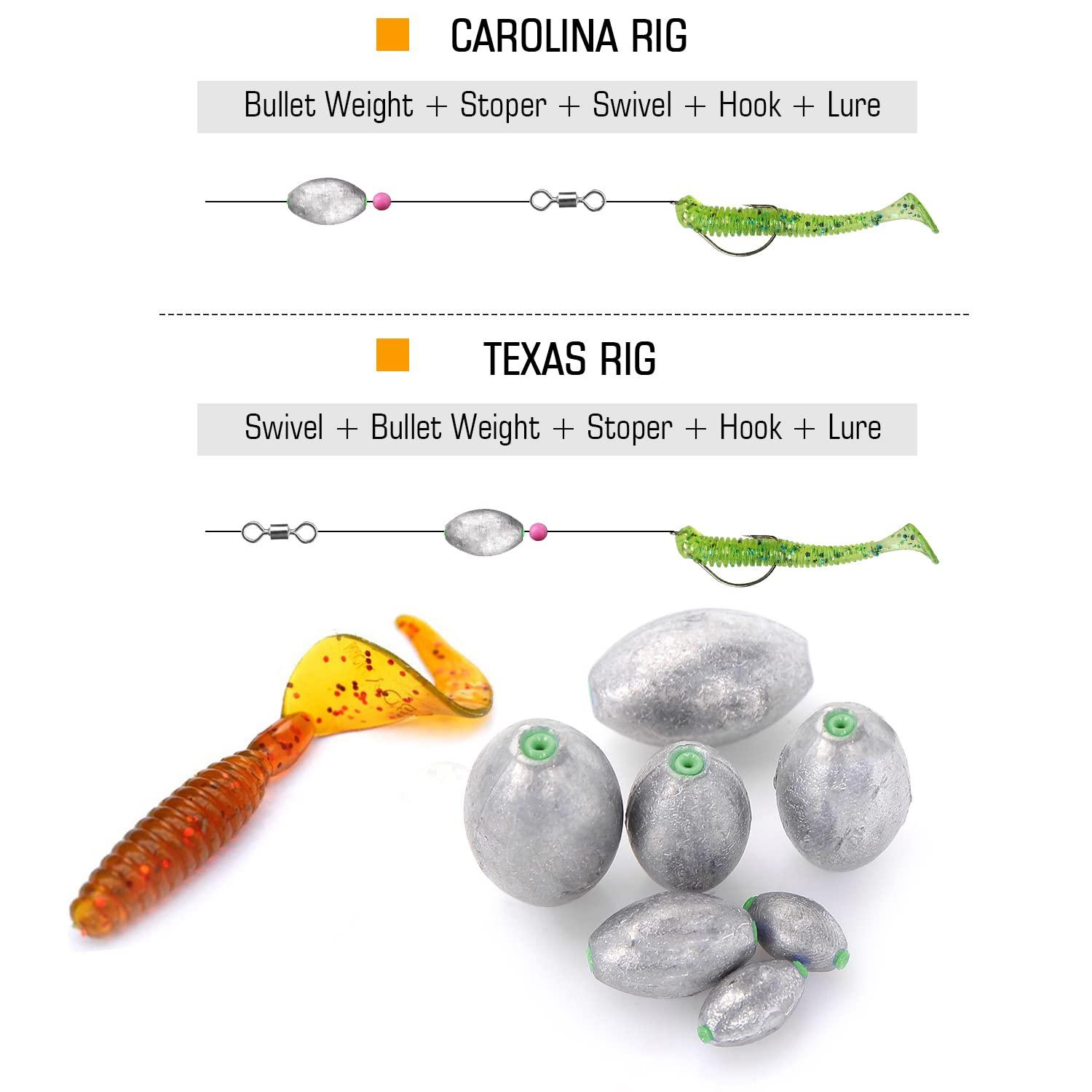 Atibin Atibin Removable Egg Lead Fishing Sinkers Saltwater Fishing Oval Sinkers Shot Drop Weight Sinker Set 10pcs 1oz