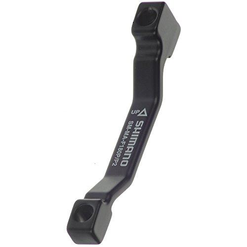 SHIMANO SHIMANO MA-90 Disc Brake Mounting Bracket (Black, 160-mm Post/is Rear)