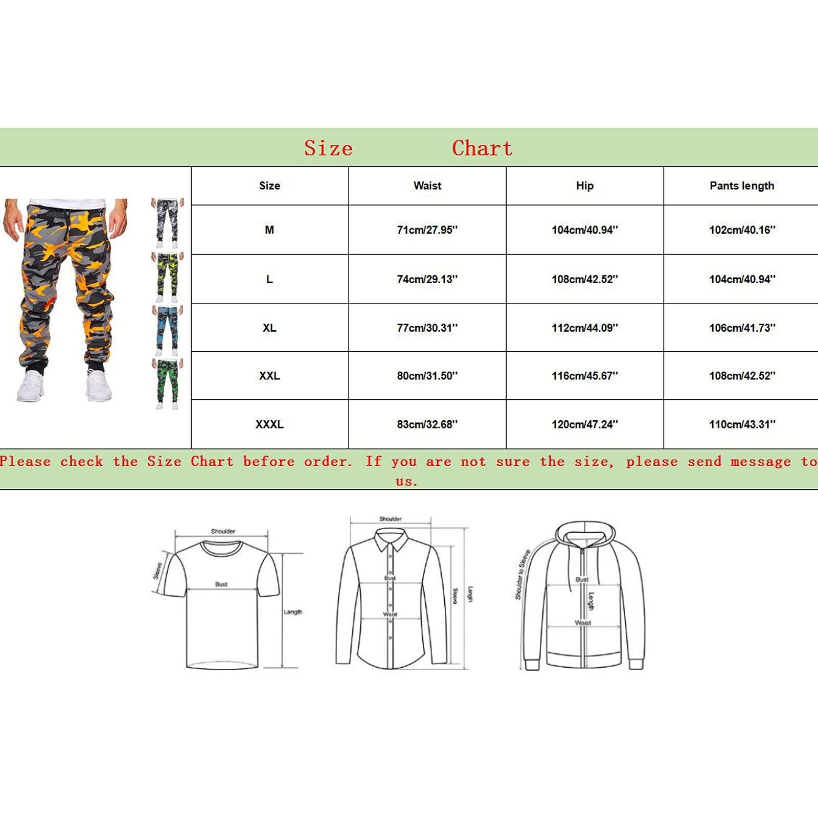 QWENTMTNTY Mens Camouflage Sweatpants with Pockets Tapered Fit Stretchy Cotton Jogger Pants Workout Gym Outdoor Sports Trousers