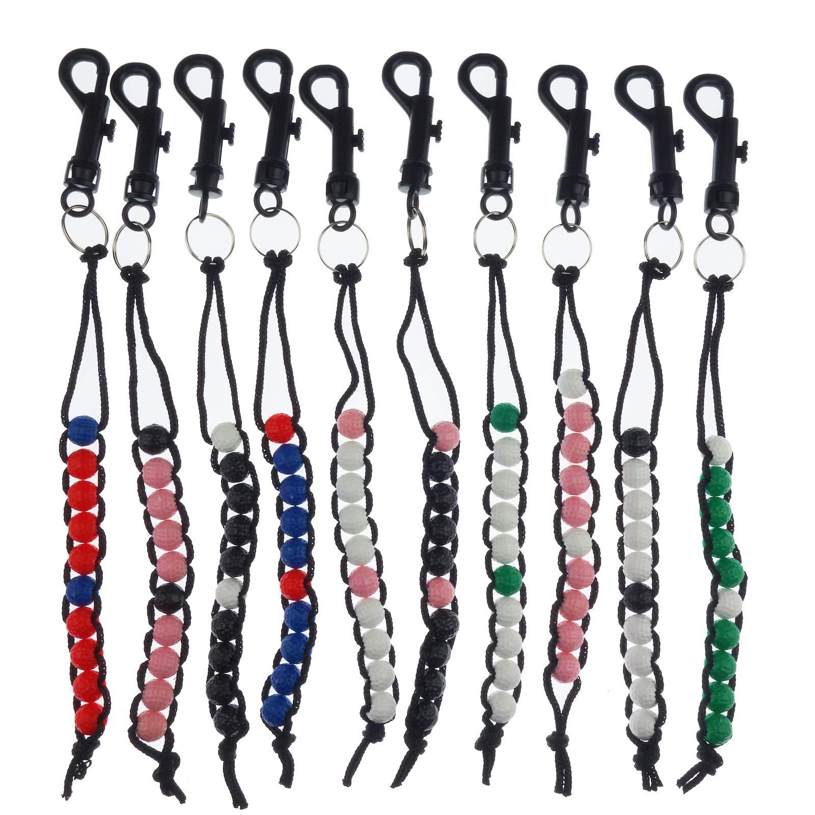 Zelerdo Zelerdo 10 Pack Golf Beads Count Stroke Score Counter