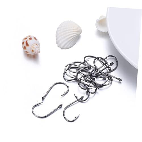 BESPORTBLE BESPORTBLE High Carbon Steel Fishing Treble Hooks Set 100 Pcs for Bass Pike Freshwater Saltwater Sturdy and Non-Corrosive