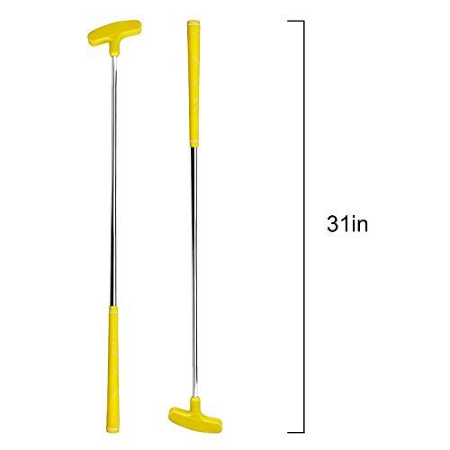 Crestgolf Crestgolf Mini Rubber Golf Putters (Yellow, 35inch)