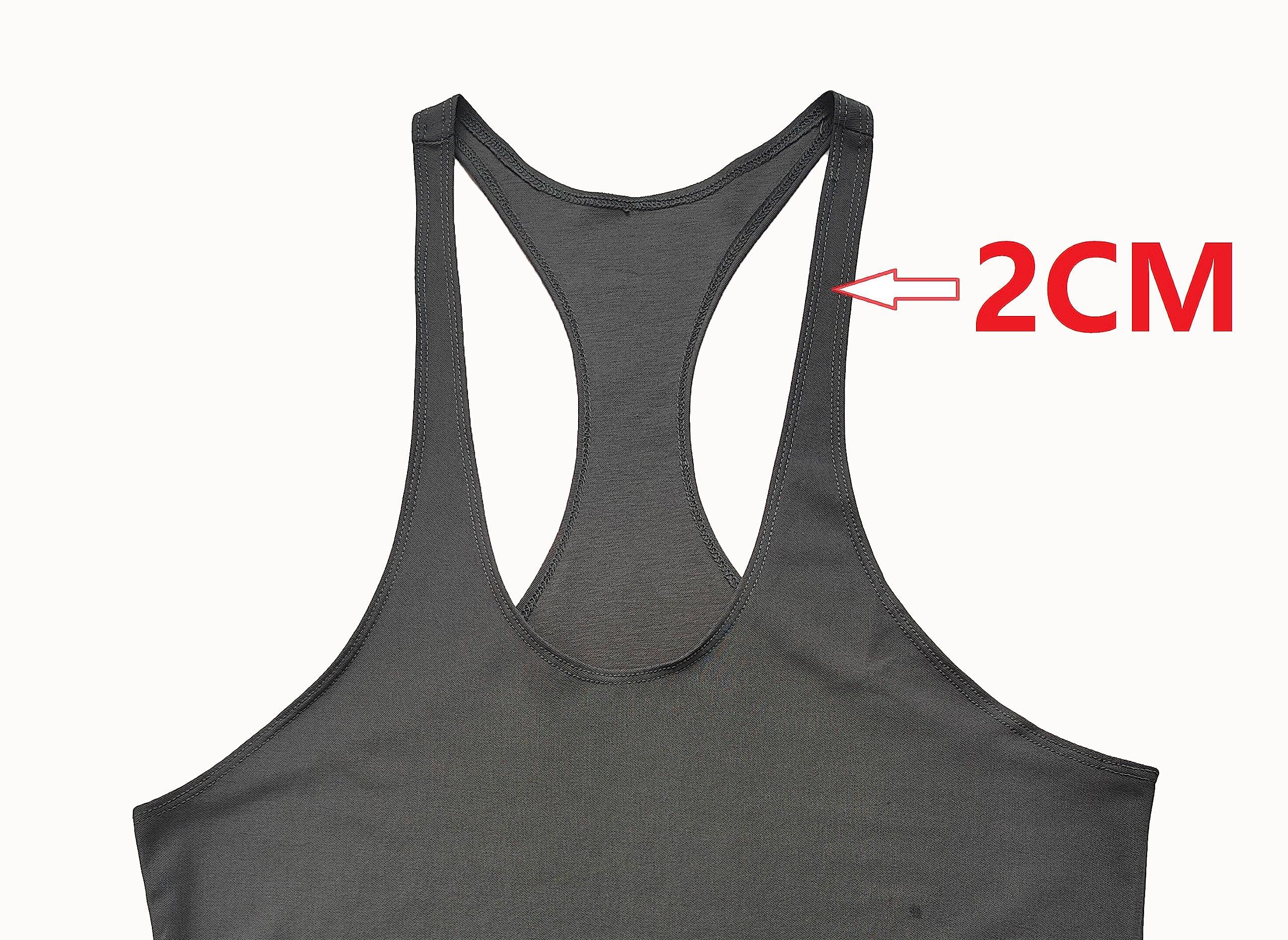 TNWUBOLN TNWUBOLN Men\'s Stringer Bodybuilding Workout Gym Tank Tops Training Cotton Fitness Y Back T Shirts