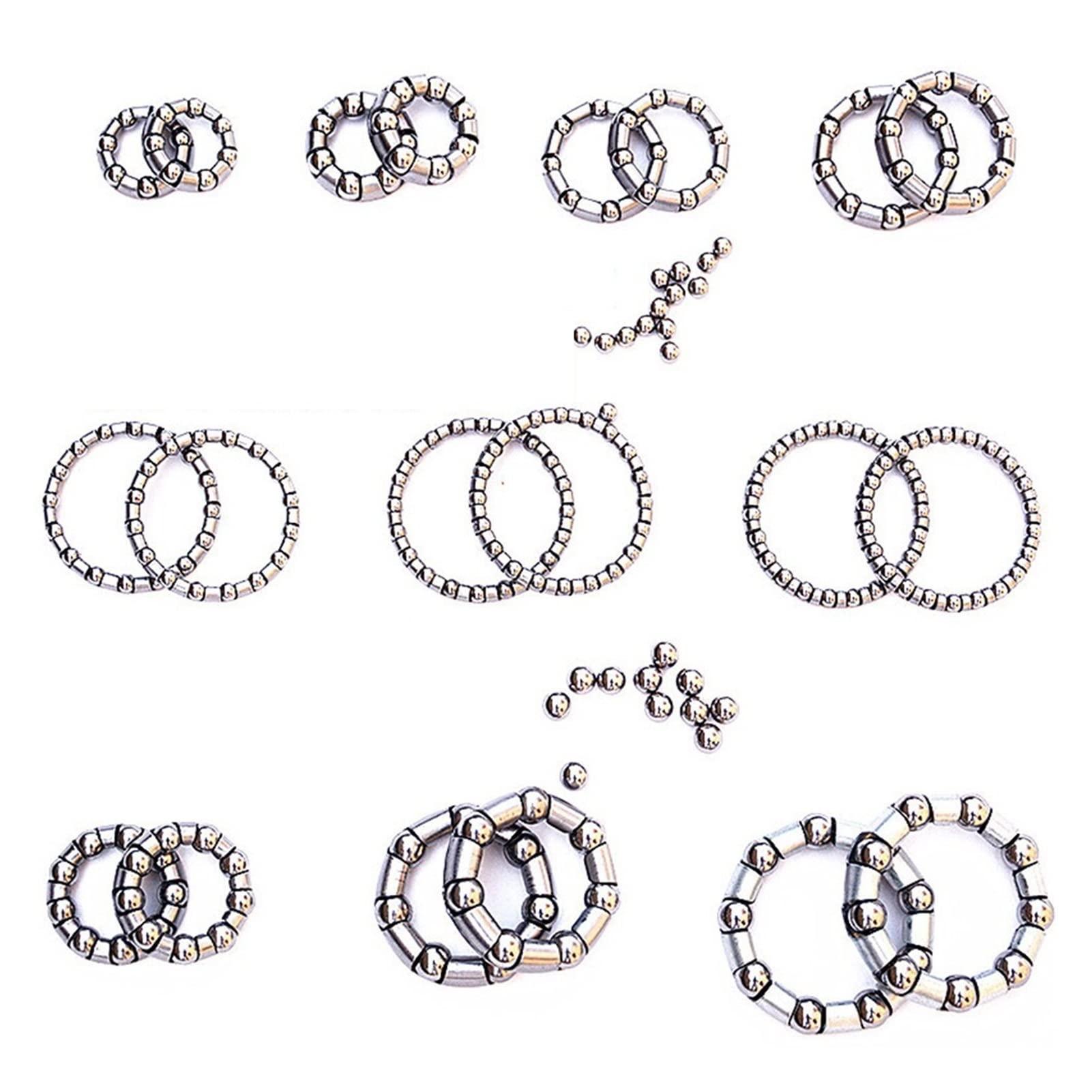 WAAZVXS WAAZVXS WEIWEIBEIER 2Pcs Road Bike Headset Caged Ball Bearing Frame Front Fork Rear Pearl Retainers Race Cycling Headset Bearing Bicycle Parts (Color : 2 37 29mm)