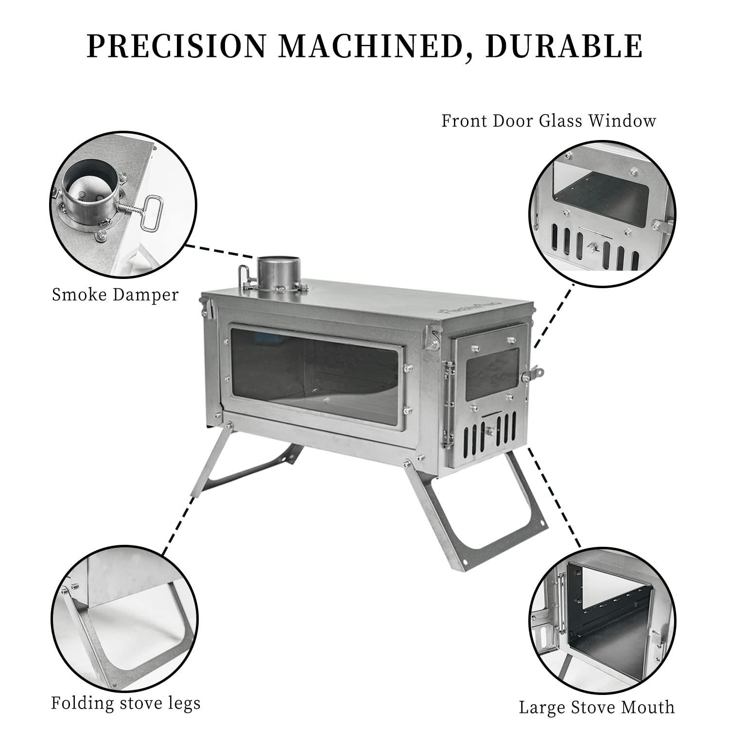 FIREHIKING FIREHIKING Hot Tent with Titanium Stove for 1-2 Person