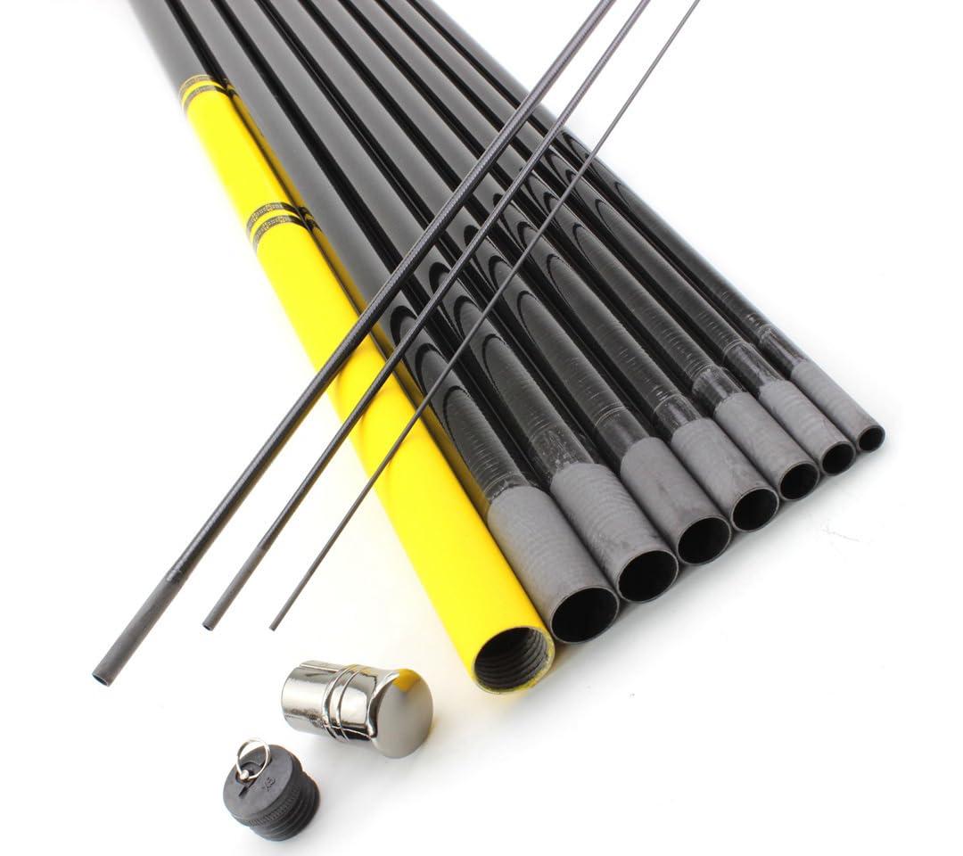 KTGCOZS KTGCOZS Ultra Light Fishing Pole Carbon Fiber Telescopic Fishing Rod 3.6M-7.2M (7.2m)