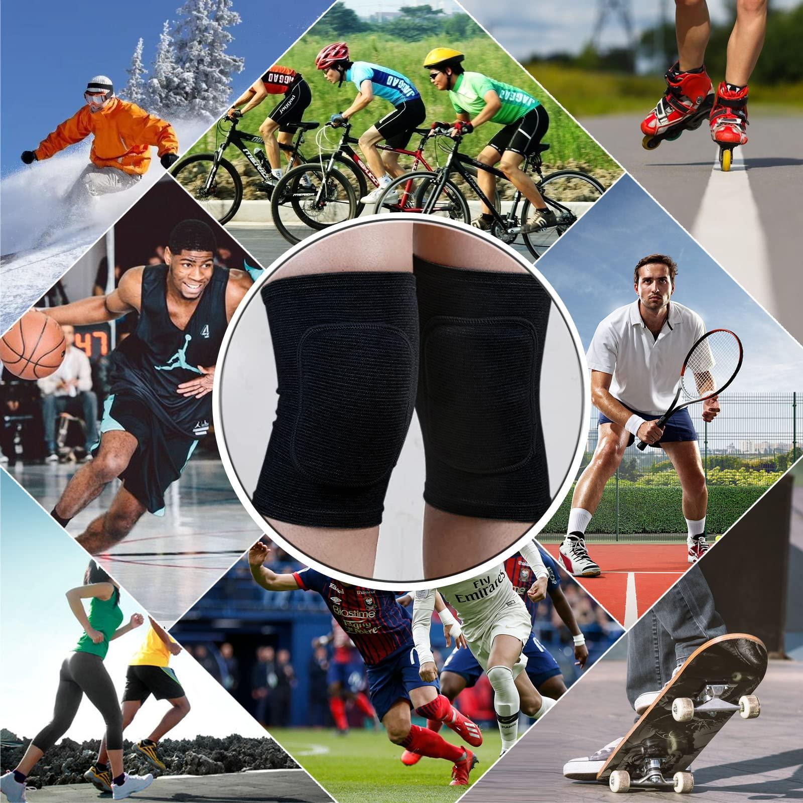 RYBTB RYBTB Volleyball Knee Pads for Women, Men, Youth, Girls, Kids, Knee Brace for Volleyball Basketball Football Dance Yoga Tennis Running Cycling Workout Climbing Wrestling