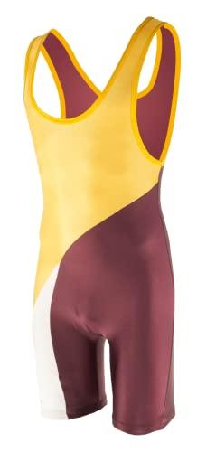 Matman Matman Wrestling Singlet Men's Georgia Weightlifting Singlet Nylon Spandex