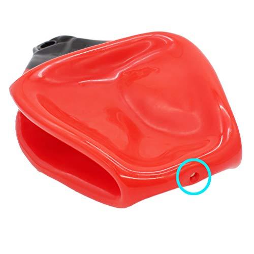 X-Haibei X-Haibei Pair of Boat Fender Ball Round Anchor Buoy, Dock Bumper Ball Inflatable Vinyl A-Series Shield Protection Marine Mooring Buoy Red, A29 D11.8*H13.8 inch