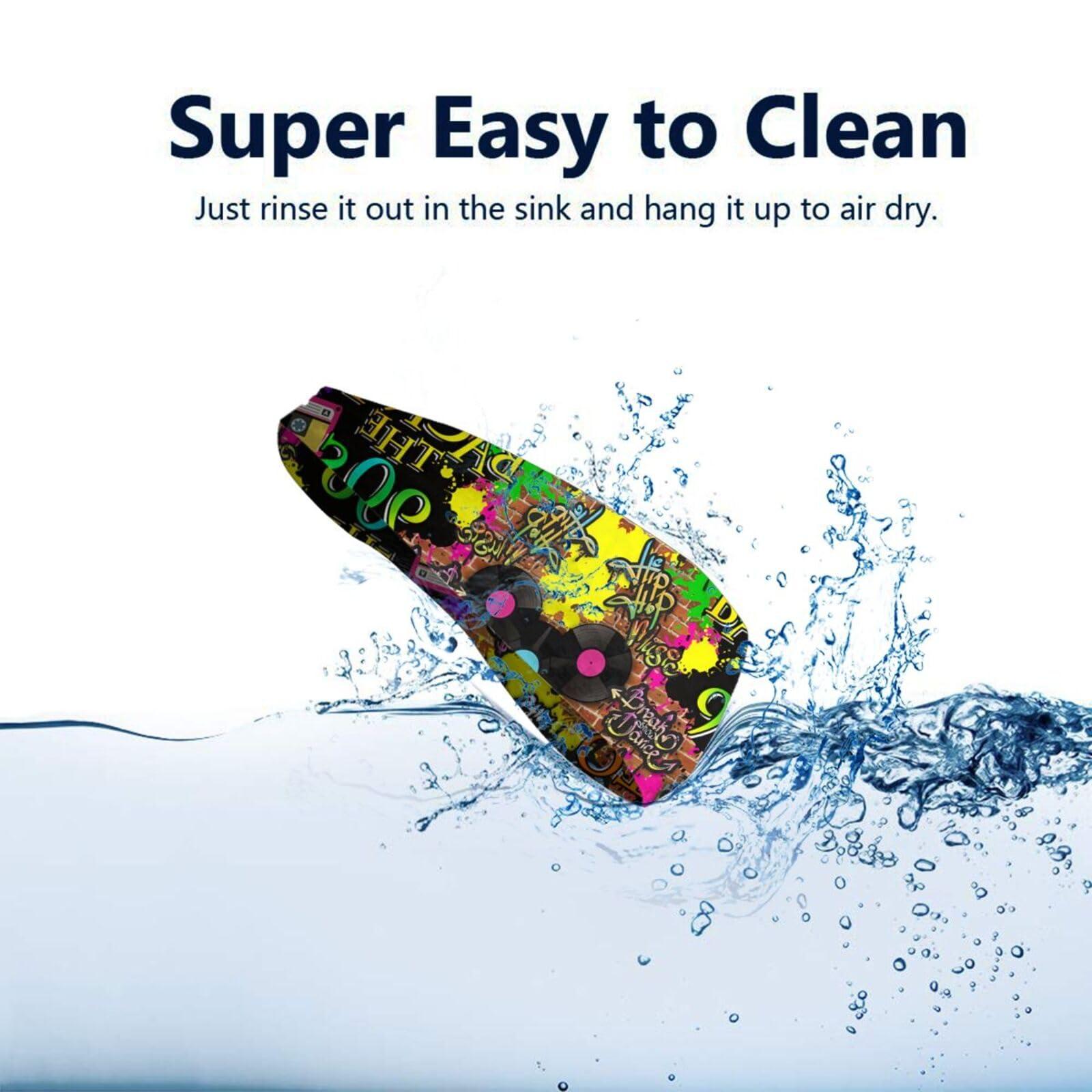 YSBYEIU Retro 80s 90s Headbands Fashion Sweatbands Sports Headband for Men Women Sweatband for Hiking Cycling, Working Out