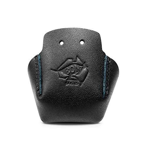 Bont Bont Roller Skates - 100% Australian Leather Toe Cap Guard Protectors - Roller Skate Derby Speed - Pair - Black