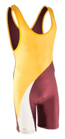 Matman Matman Wrestling Singlet Men's Georgia Weightlifting Singlet Nylon Spandex