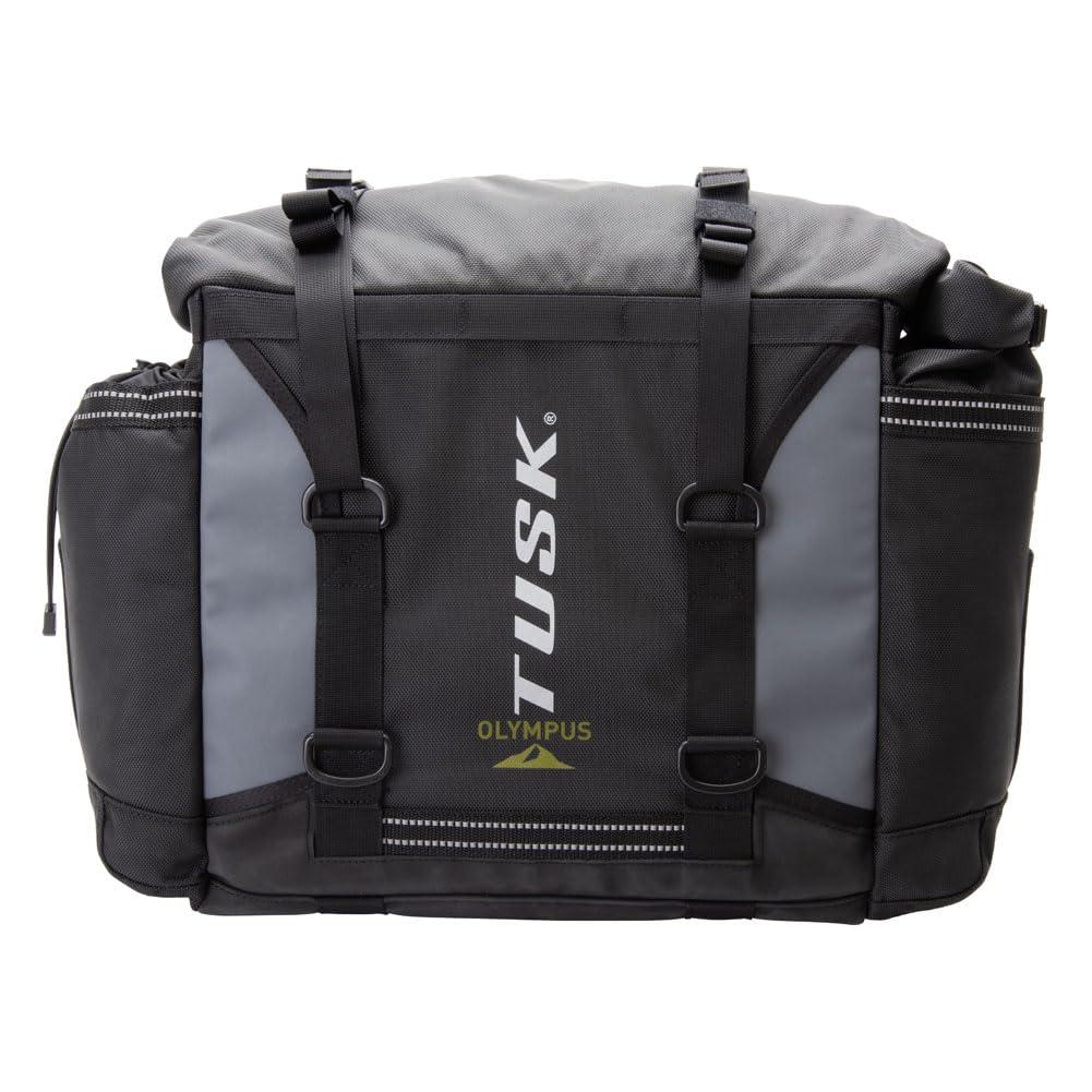 TUSK TUSK Pannier Racks With Olympus Pannier Bags Black/Grey