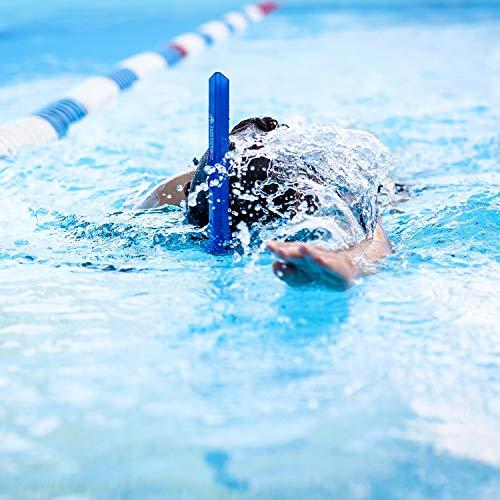 Kraken Aquatics Kraken Aquatics Swim Snorkel for Lap Swimming, Swimmers Training and Pool Therapy Equipment | Quality Adult Center Mount Snorkel with Comfortable Silicone Mouthpiece and One-Way Purge Valve | Blue